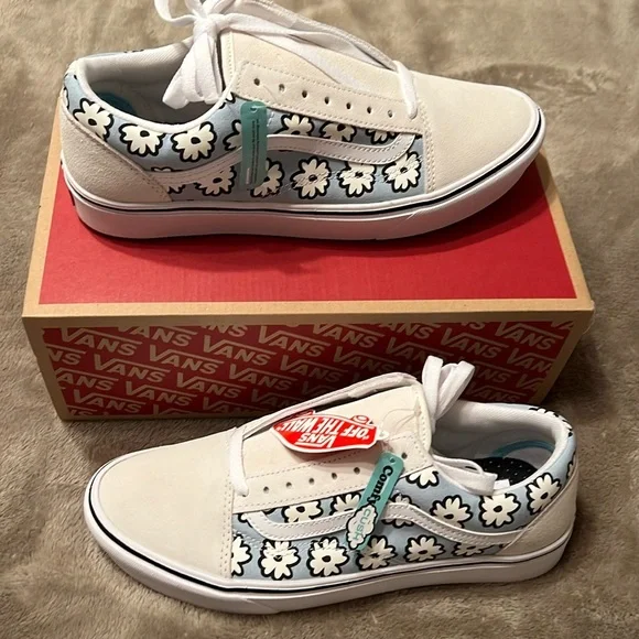 New mens size 10.5 VANS Suede Comfy Cush Old Skool Vans Old Skool Comfy Cush Black White Men main image 3